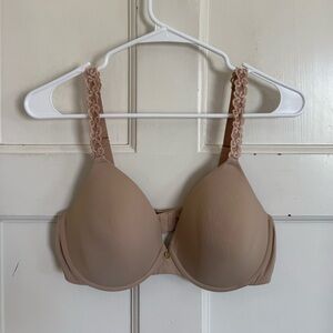 Natori nude Pure Luxe Underwire T-Shirt Bra size 38C